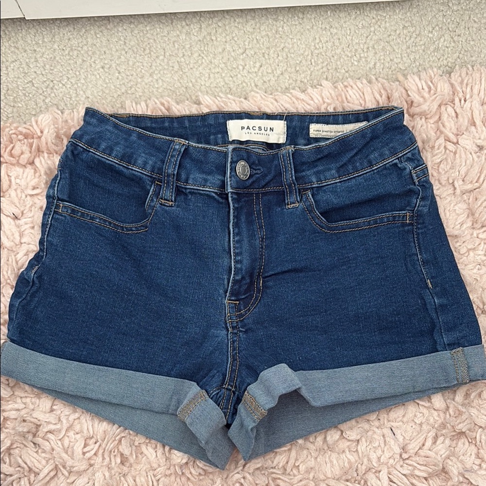 PacSun Women's Blue Denim Shorts